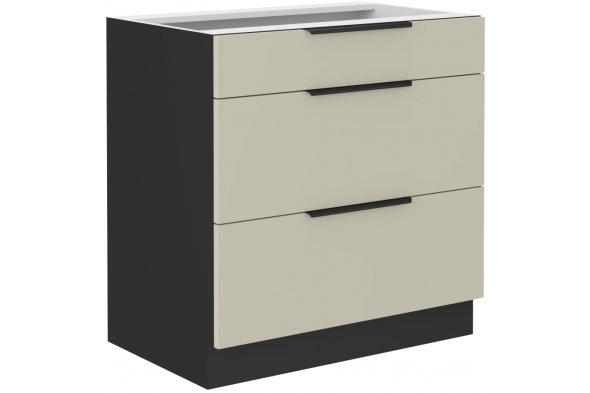 Szafka dolna 3 szuflady 80 D 3S PREMIUM BOX